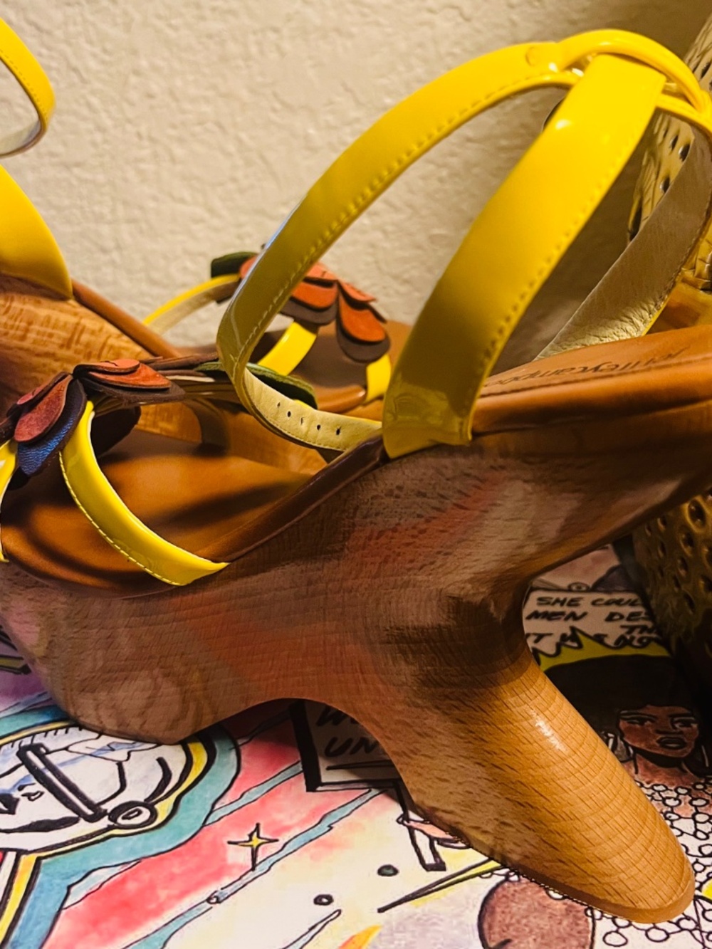 Brand New Jeffrey Campbell Fleurs Wedge. Multi Color - Picture 2 of 13
